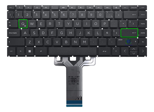 Teclado Para Hp 14-cf2512la 14-cf 14-df 14-dk 240 G8 G9 Lat