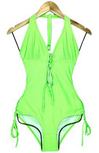 Trikini Flor Gales Verde Gl-30 Color Verde