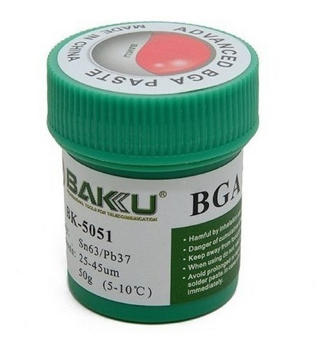 Imagen 3 de 3 de Pasta Termica+ Pasta De Estaño Baku 50gr