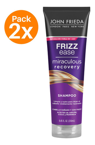 John Frieda Shampoo Miraculous Recovery 250ml Pack 2 Uds