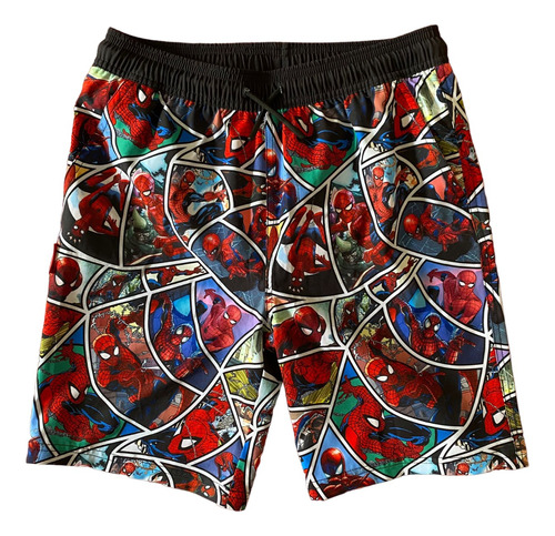 Short De Baño Spiderman Talla 14 Y 16