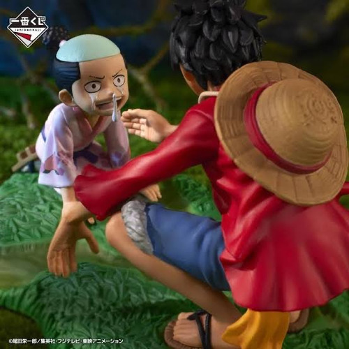 Monkey D Luffy & Momosuke New Dawn One Piece Ichibansho