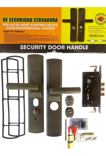 Cerradura De Lujo Tipo Multilock P/ Puertas Seguridad - Lujo