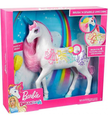 Unicornio Brillante Barbie Dreamtopia Luces Y Sonidos Mattel