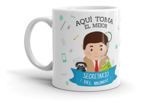 Mug Para Secretario / Taza / Vaso / Regalo / Pocillo