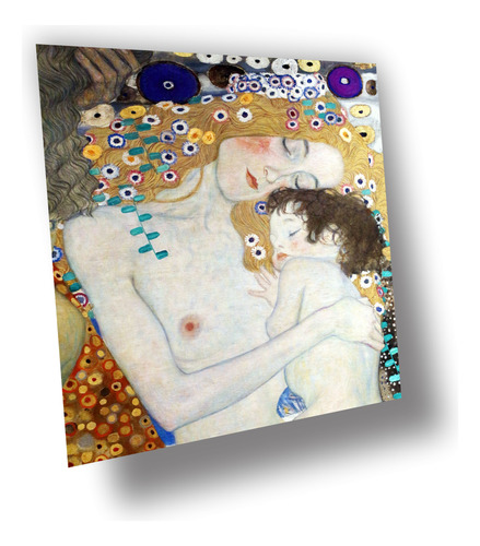 Lienzo Canvas Arte Simbolismo Gustav Klimt Madre Hijo 100x80