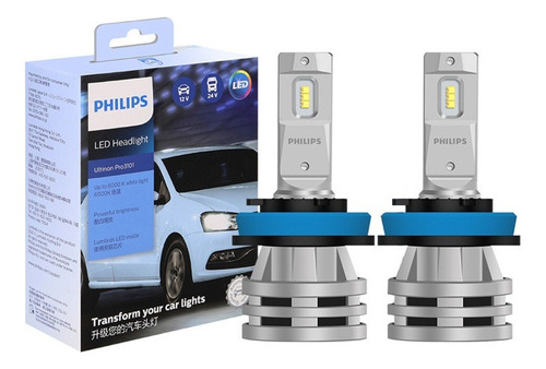 Faros Antiniebla Blancos Philips H8 H11 H16 Led Ultinon Pro3