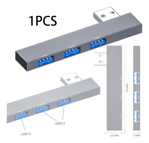 Hh Concentrador Usb, Divisor Usb, Portátil, Compacto, Usb