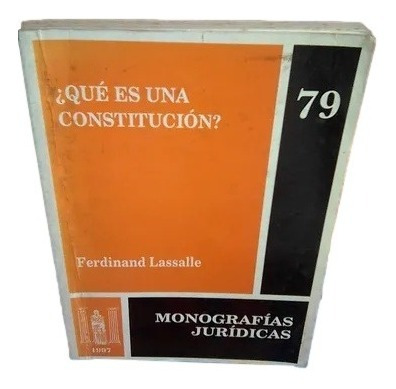 Que Es Una Constitucion Ferdinand Lassalle R6