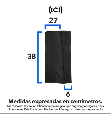 Funda Protección Cubre Polvo Para Ps5 Playstation 5 Vertical