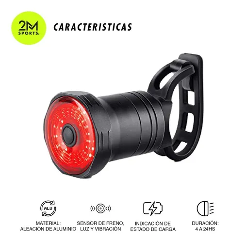 2pcs Linterna Trasera para Recargable USB - Potente LED Faro Trasero Bici  Luz de Seguridad Impermeable Sunnimix Luz trasera de bicicleta USB