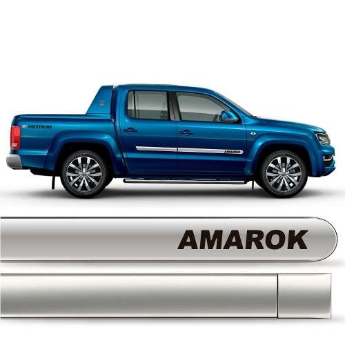 Kit Apliques Cromados Laterais Volkswagen Amarok 4x2 10 A 19