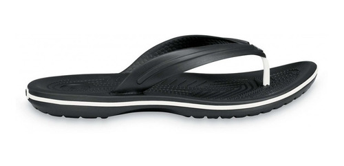 Ojotas Crocs Crocband Flip Black Negro