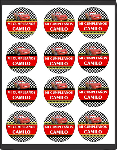 Stickers Etiquetas Calcos Personalizados Candy Bar Golosinas