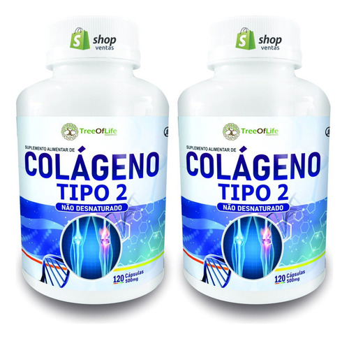 Colágeno Tipo Ii Tipo 2 40mg 240 Cápsulas