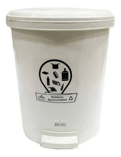 Imagen 2 de 2 de Caneca De 13 Litros Riesgo Biológico Sistema Tapa De Pedal