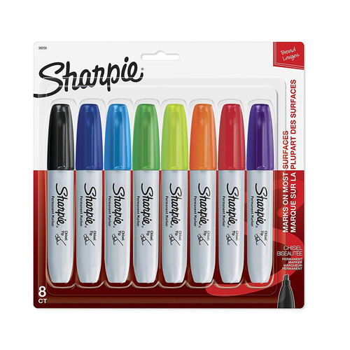 8 Marcadores Permanentes De Colores Sharpie