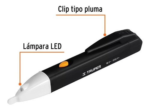Probador De Tension Sin Contacto Tipo Pluma Truper