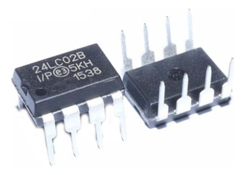 Memoria Eeprom I2c 24lc02 2kbits Pack X 10