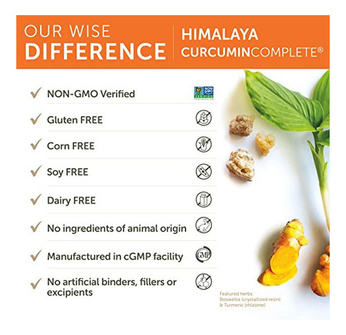 Curcumina Himalaya Completa Para Soporte Articular Y Flexibi