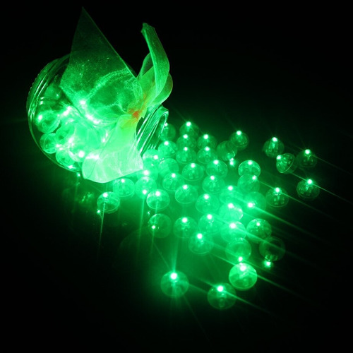 200 Leds Esfera Para Globo Focos Fiesta Decoración Con Helio