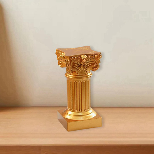 2 Pilar Romano Dorado Dorado 3,3x6,8 Cm Dorado 3,3x6,8 Cm