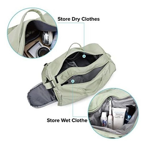Bolsa Deportiva De Gimnasio Para Mujer, Bolsa De Viaje Y Ent