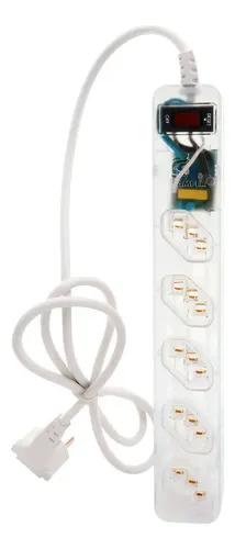iClamper Filtro de Linha Clamper 5 Tomadas Protetor Contra Raios