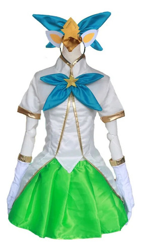 Disfraz De Llulu Star Guardian Para Cosplay, Peluca De Bruja