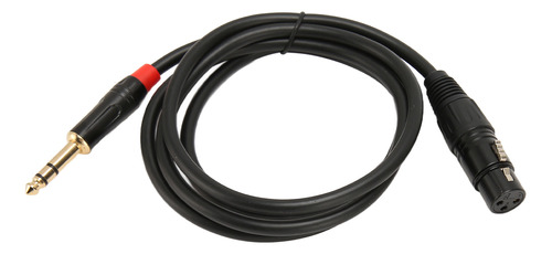 Cable Xlr Hembra A 1/4 De Pulgada, Cable De 6,35 Mm, Bajo Ni