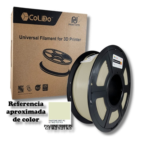 3d Filamento Petg 1.75 Mm +/-0.02 1kg Marca Colido Facturamo Color Natural