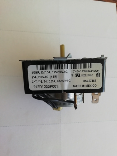 Timer (reloj) De Secadora Mabe Y Ge 212d1233p001