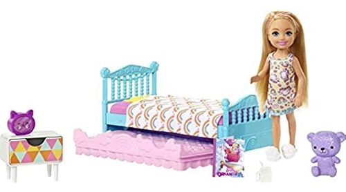 Barbie Club Chelsea Toy - Juego De Muñeca Rubia De 6 Pulgad