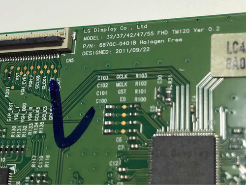 (#739) Placa T-con Tv Lg 42lm6210 6870c-0401b (Usado)