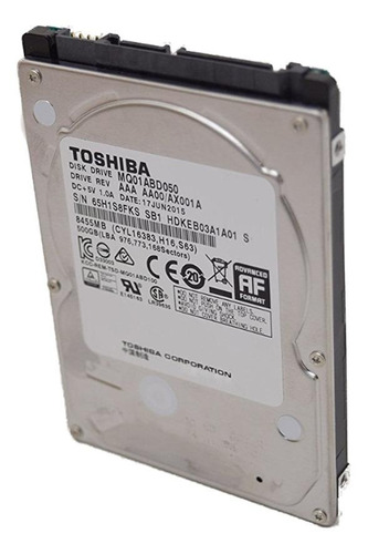 Disco rígido interno Toshiba MQ01ABD Series MQ01ABD050 500GB