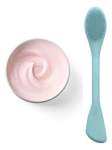 Cepillo Facial 2 En 1 De Silicona Para Limpieza Y Exfoliació Color