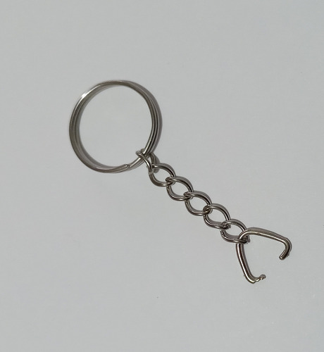 25 Aro Sin Fin 20mm + Cadena Larga Y Triángulo Para Llaveros
