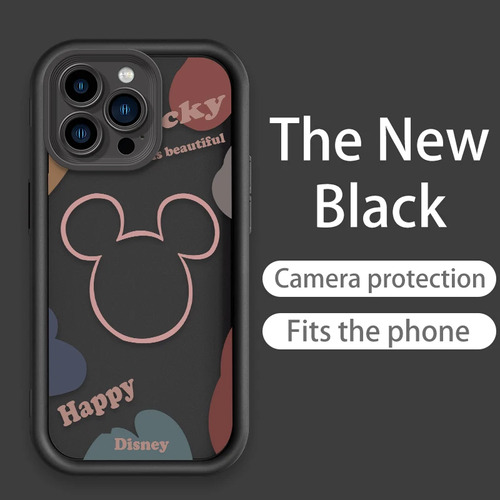 Funda Disney De Minnie Mickey Mouse Para iPhone 15, 14, 13,