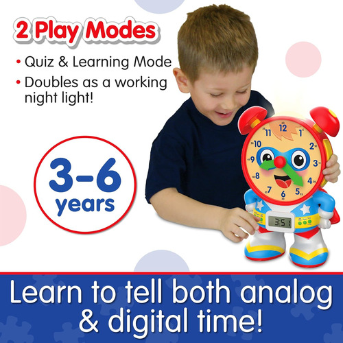 The Learning Journey - Super Telly Teaching Time Clock -...