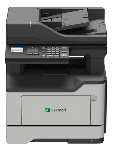 Impresora multifunción Lexmark MB2338adw con wifi gris y blanca 220V