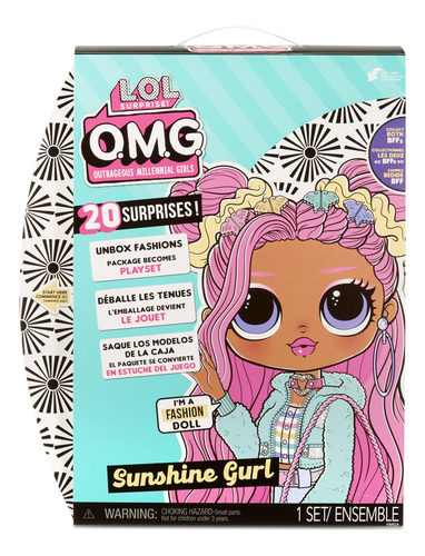 Imagen 2 de 7 de LOL Surprise Sunshine Gurl OMG series 4.5 fashion doll MGA Entertainment 572787C3