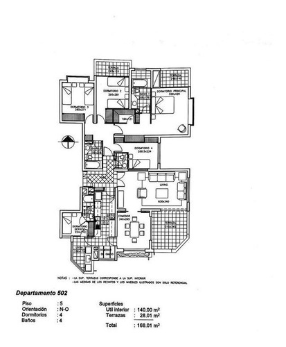 Departamento En Venta De 4 Dorm. En Las Condes