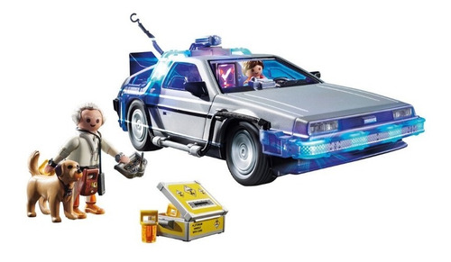 Playmobil, Back To The Future. Delorean, Marty,doc, Einstein