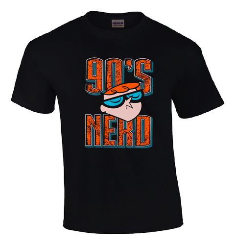 Playera Dtf Adulto Laboratorio De Dexter 90s Nerd Mod.01