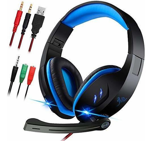 Diadema Gamer Con Microfono Para Pc, Ps4, Xbox One.maxin Aur