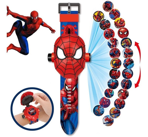 Relojes Proyectores De Imágenes Hombre Araña Spiderman