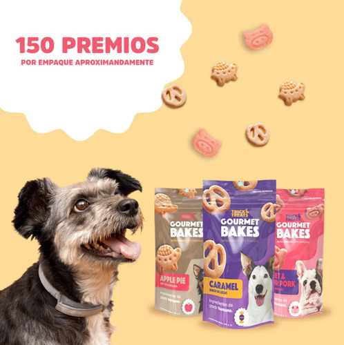 Imagen 6 de 6 de Galletas Para Perros Gourmet Bakes Dulce De Leche