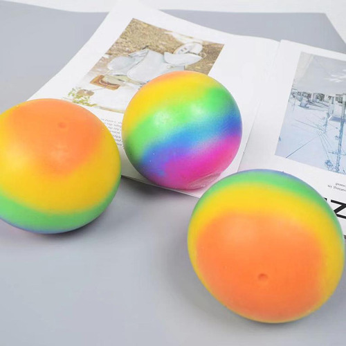 5 Paquete De 5-6 Pelotas Antiestrés Para Mano, 5 Piezas