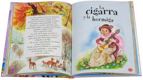 Mi Primera Biblioteca: Cuentos con Animales.: Biblioteca Infantil : Cuentos con Animales, de Varios. Editorial Silver Dolphin (en español), tapa dura en español, 2022