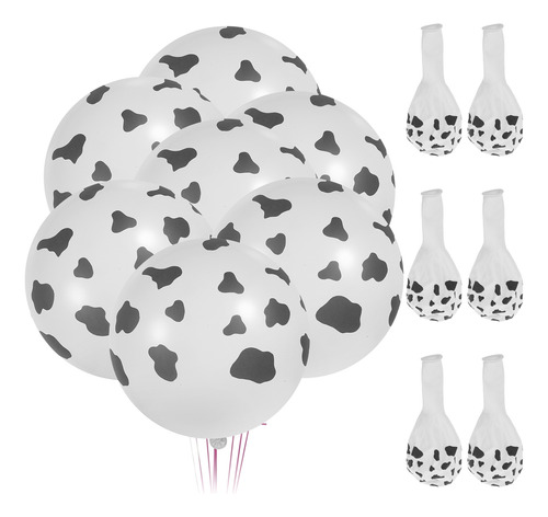 Paquete De 50 Globos De Látex Con Forma De Vaca Para Decorac